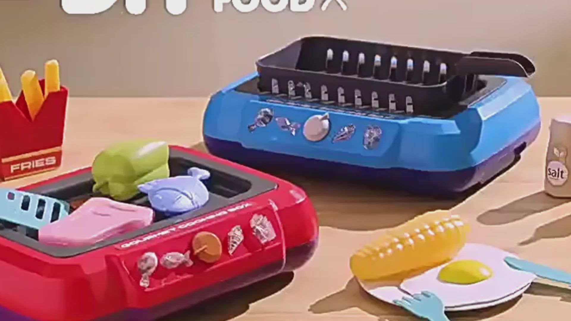 Charger la vidéo : &lt;p&gt;Explorez notre jouet de barbecue pour enfant en images, son design amusant, idéal pour encourager le jeu de rôle et stimuler l&#39;imagination des petits chefs en herbe.&lt;/p&gt;